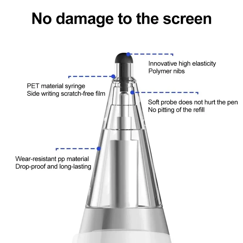 Pencil Tip Smooth Spare Nibs Touch Screen Stylus Pen Replacement Nibs with Storage Box For Huawei M-Pencil 2 3 2/3 Generation stylus pen touch screen stylus pencil nib stylus pen tip pencil tips pencil storage box