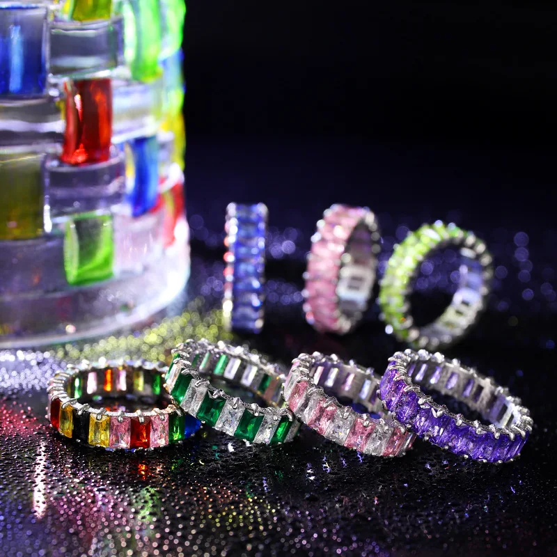 Hot Selling Titanium Steel Women Jewelry Luxury Designs 5mm Full