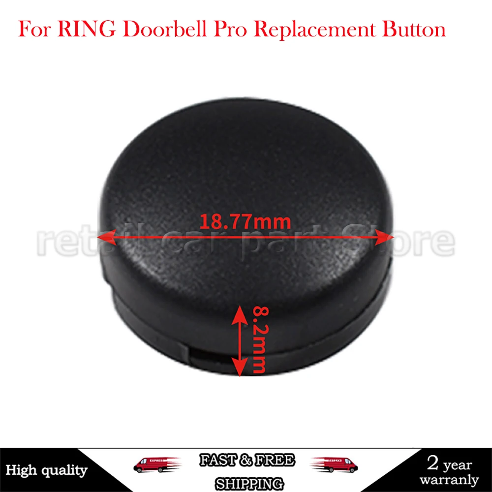 1Pc Replacement Buttons Compatible Ring Doorbell Pro Fix Damaged Broken Cracked Button