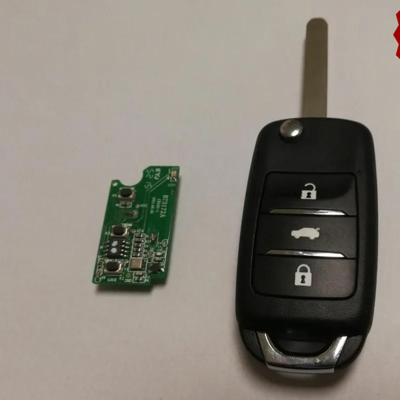 High Quality Car Fob Remote Key 434mhz For Changan Cs15 Cs35 Cs55 Cs7 Eado  Dt Xt Alsvin Hunter Kaicene Cx70t Folding Remote Key - Car Key - AliExpress