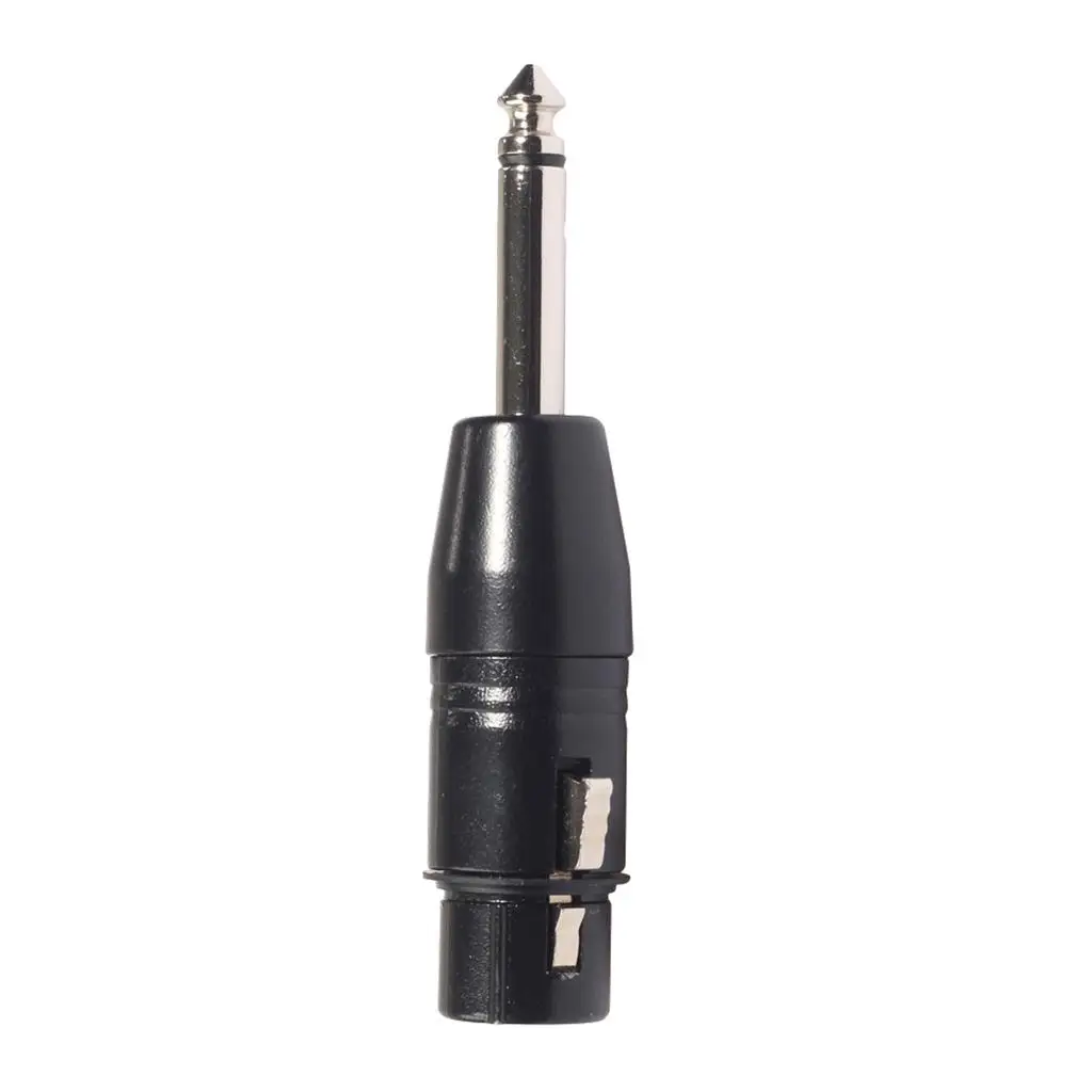 1 PC XLR Female to 1/4" TRS Mono Male Cable Adapter-XLR-F to 6.35mm