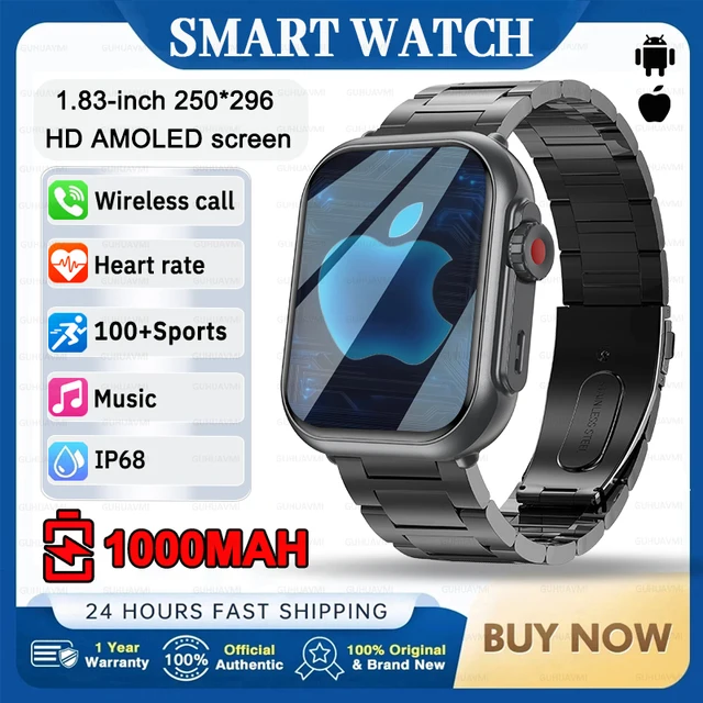 2025 Fashion NEW Ultra 2 SE Men And Women 1000mAh AMOLED Heart Rate GPS Track 100+Sports HD call Smart Watch For IOS and Android