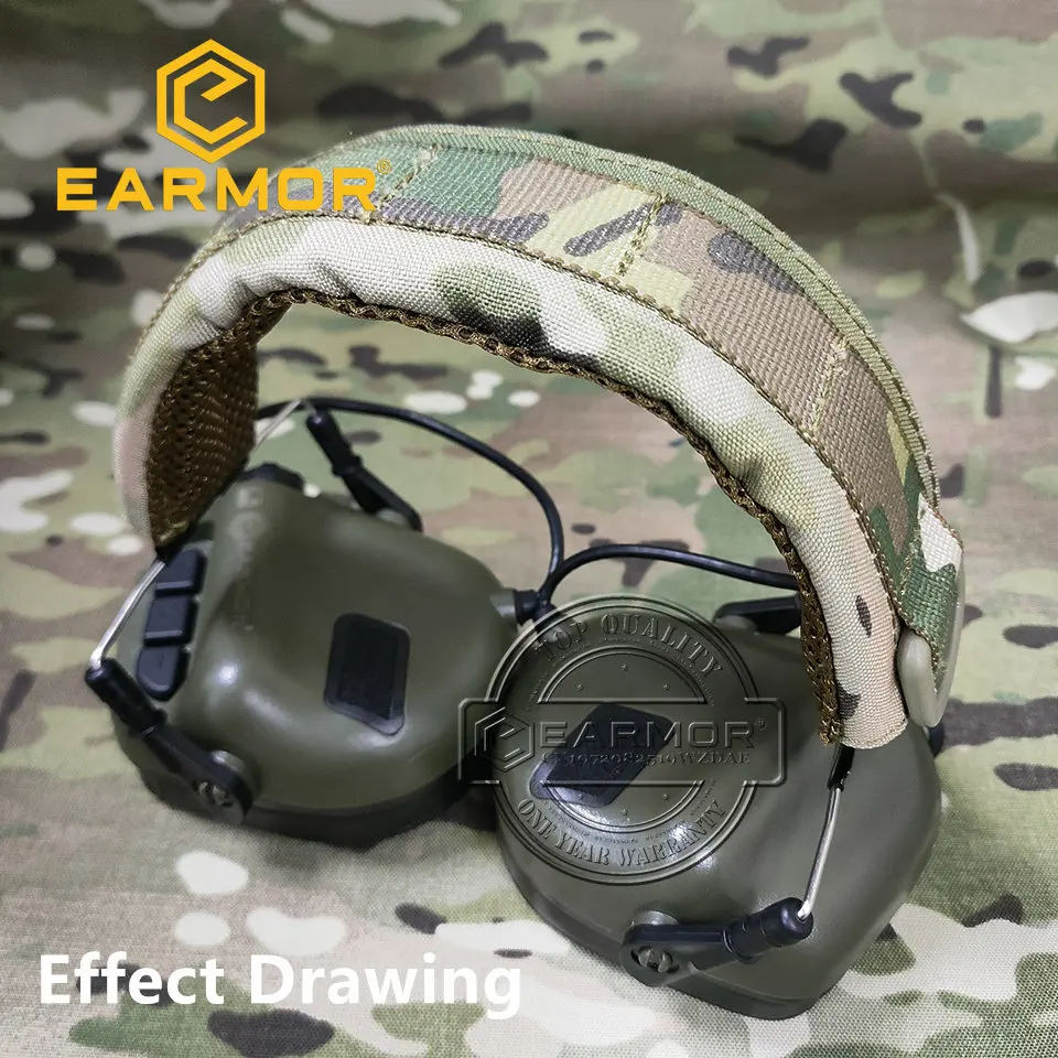 ORIGINAL EARMOR Headphone Headband Cover M61 Outdoor Multicam Headset cap Cover for M32 / M31 / M32-mark3 M31-Mark3