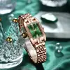 POEDAGAR High Quality Diamond Watch Top Brand Luxury Fashion Business Rectangle Waterproof Quartz Ladies Watches Stainless Steel 6