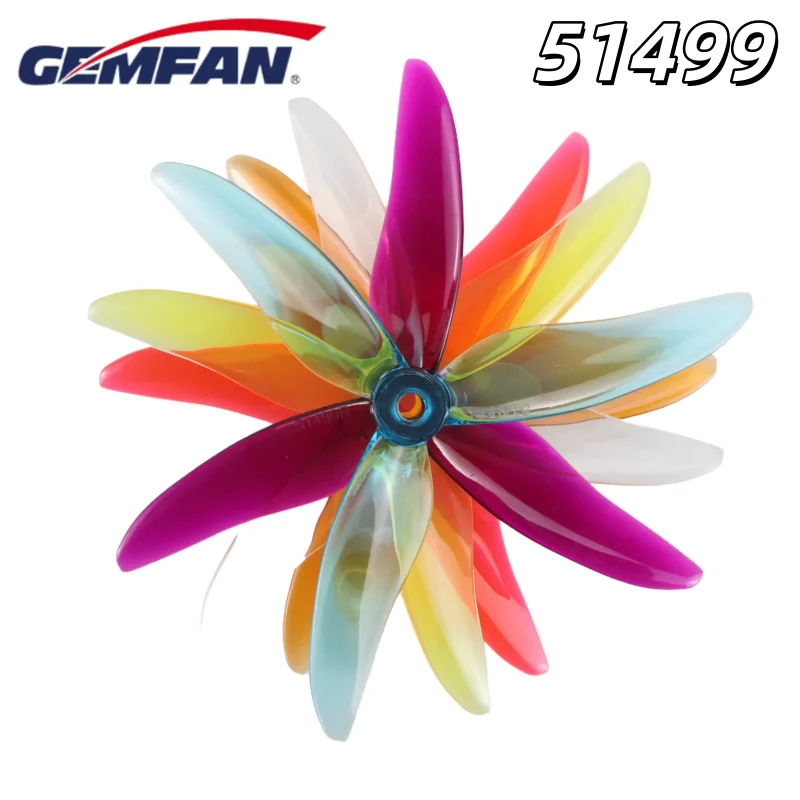 4PCS/2Pairs Gemfan Hurricane 51499 Requisiten 5 Zoll 3-Blatt CW/CCW PC Propeller für RC Drone FPV Racing 2207 2306 Motor Nazgul5 LAL5