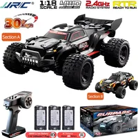 JJRC C8810 2.4G 4WD 1/18 30KM/H RC Car With Lights All Terrain Off-Road Remote Controlled High Speed Drift Truck Toys For Kids 1