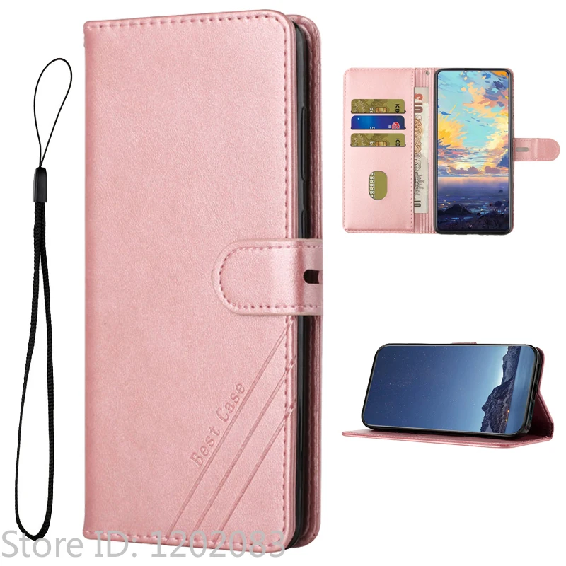 Magnetic Stand Wallet Flip Cover Phone Case with Protective Storage