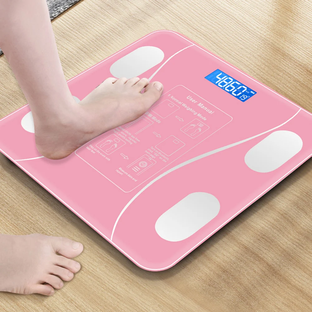 Weighing Scale Smart Electronic Human Scale Bluetooth Adult Fat Scale Weight  Composition Analyzer Fashion Selling Precision - Bathroom Scales -  AliExpress