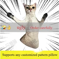 Customized Portrait Pillow Dogs Cats Funny Pillows Spoof Portrait Pillow Ugly Photo Pillow Special Birthday Gift 2