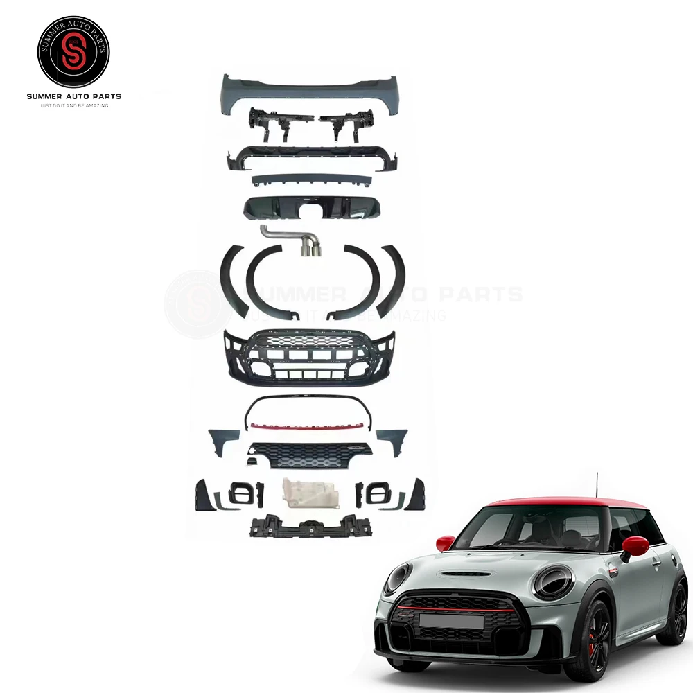 

Лидер продаж, комплект кузова для MINI R55 R56 R57 R58, модель JCW включает передний/задний бампер в сборе, боковую юбку
