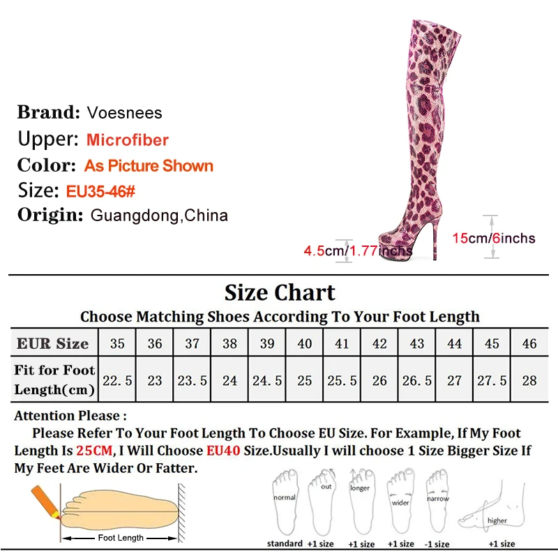 15CM Ultra high heels Women's Sexy Over The Knee Boots Stiletto Woman Platform Thigh Boots Europe and America Pole Dance Shoes
