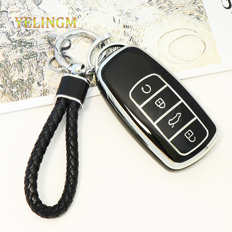 Soft TPU Keychain Holder & Key Cover Case