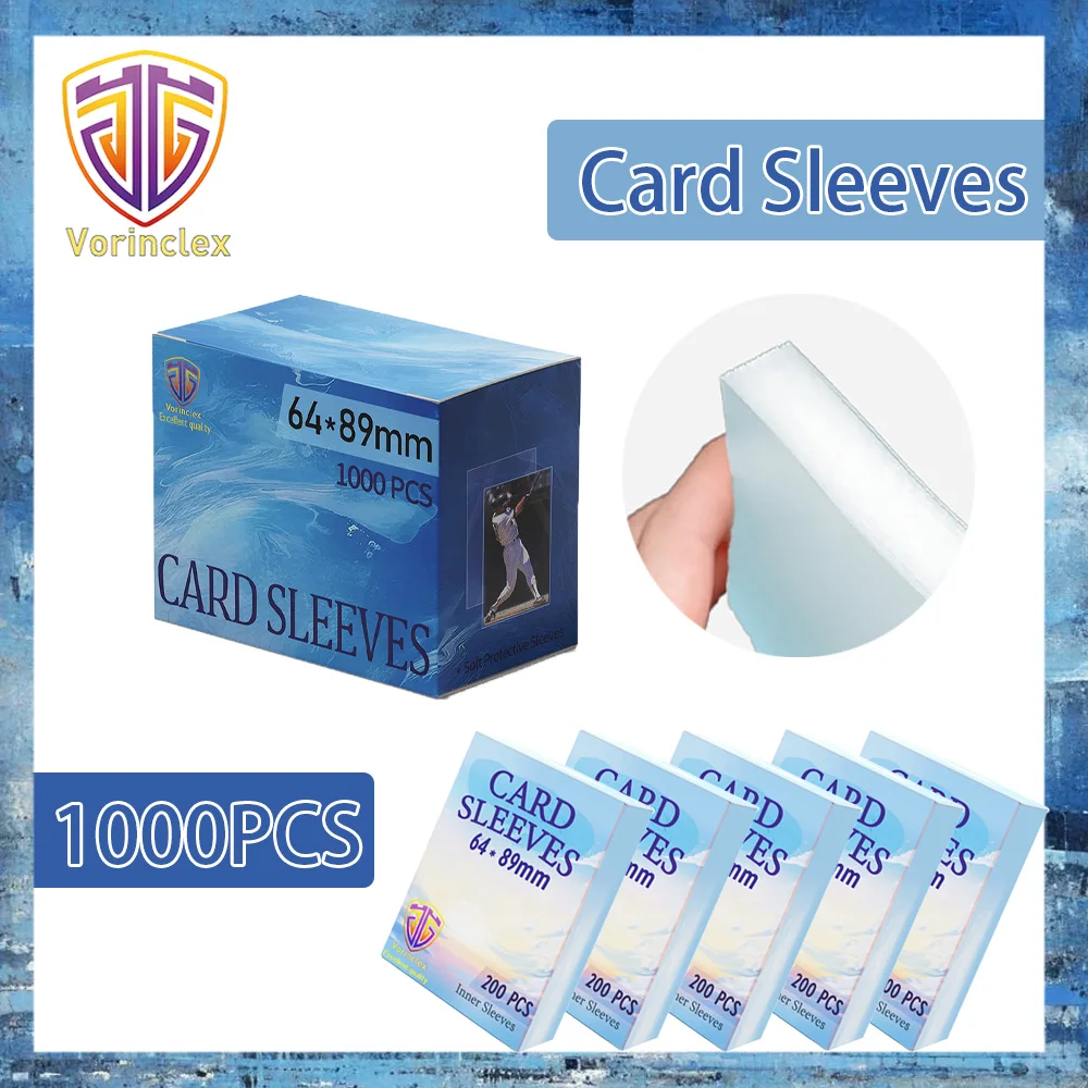 100 Fundas De Cartas Ultra Transparentes 66x91 Mm – Bolsillos De Carga Superior Para Tarjetas Estándar, Deportivas Y Fotos