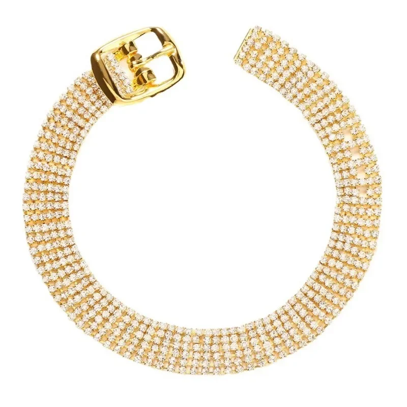 Fashion Accessories Ankle Chains Fashion Belt Shaped Ankle Chain for Women Beach Rhinestone Minimalist Temperamental Anklet Foot Luxury Party Jewelry