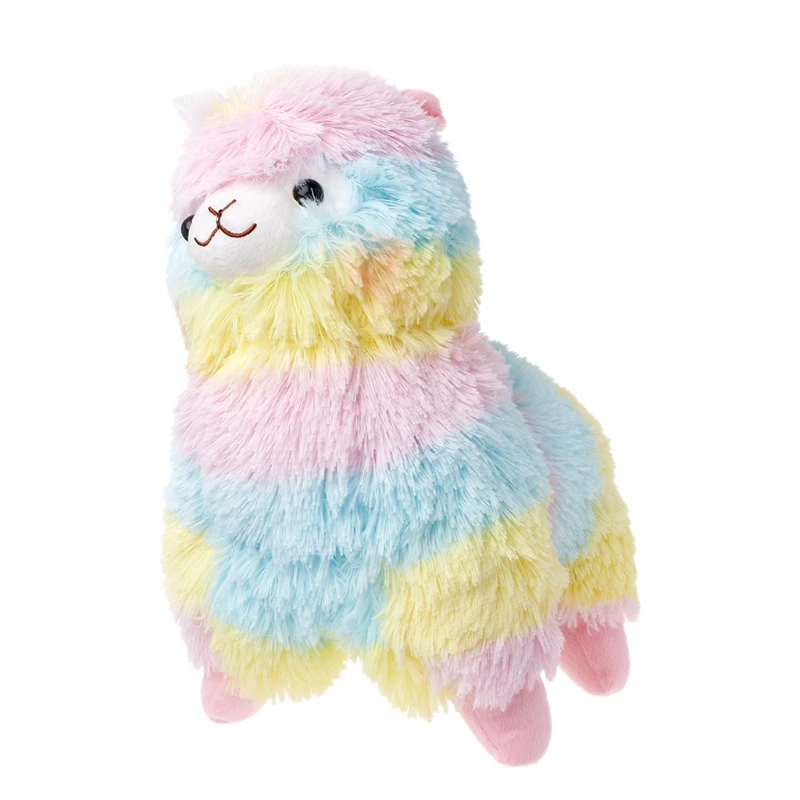 

Rainbow Alpaca Plush Toy Lama for Doll Cotton Stuffed Animal Dropship