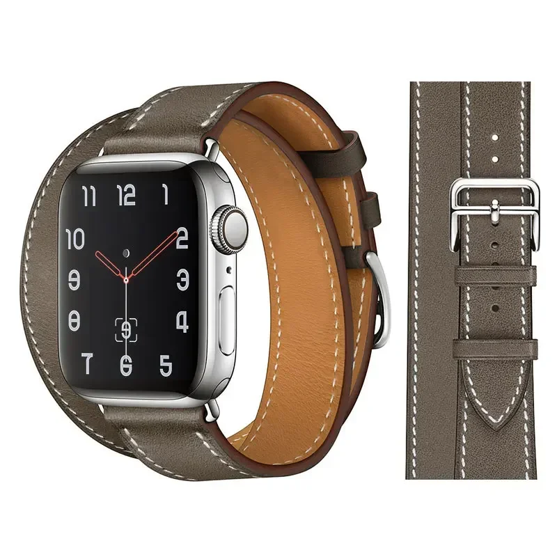 Premium Genuine Leather Watch Bracelet Strap – Timeless Elegance