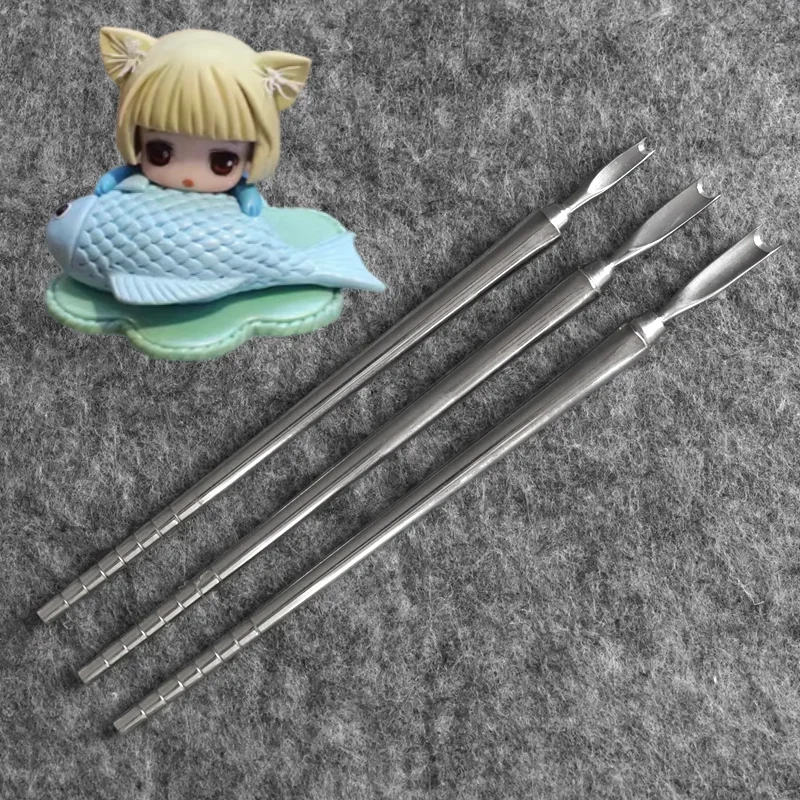 3 Pieces/set Stainless Steel Clay Sculpture Tools DIY Handwork Making Ultra Light Clay Fish Scale/dragon Scale Texture Tools