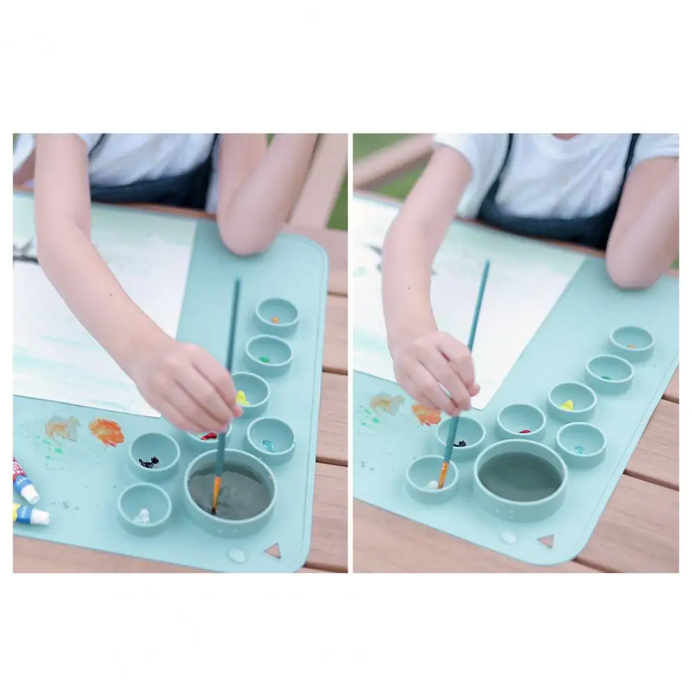 

Modern Anti-scratch Lightweight Painting Ink Blending Silicone Painting Mat for Home Pigment Pad Graffiti Painting Pad