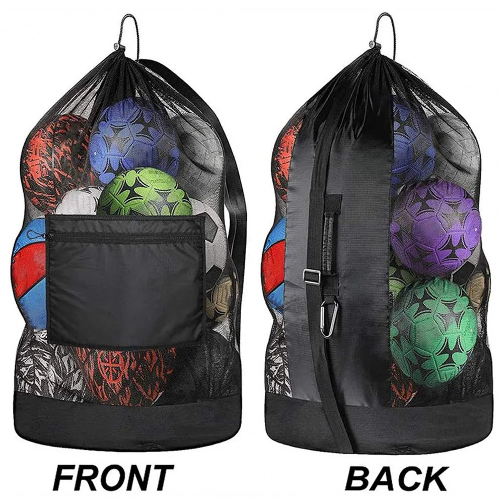 

Mesh Soccer Ball Bag Load-bearing With Drawstring for Soccer Ball Basketball Volleyball Baseball Water Sports Dropship