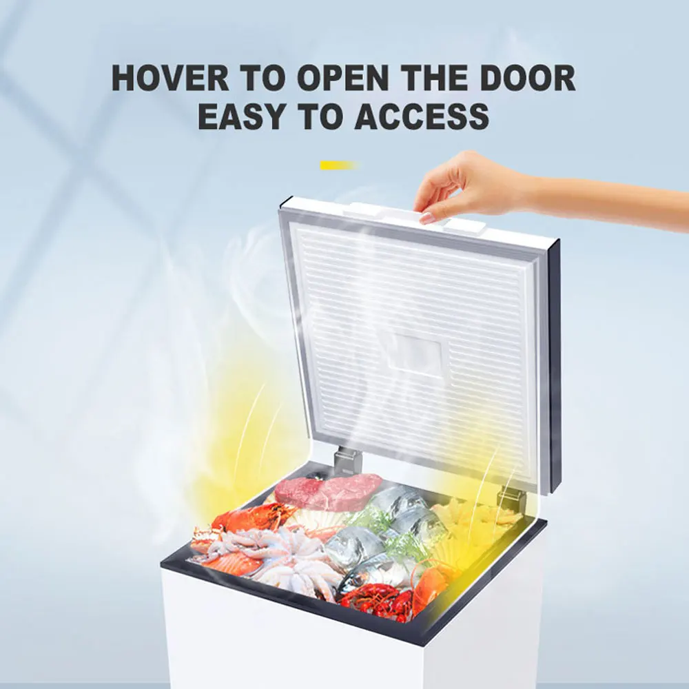 New 108L Household Fridge Kitchen Refrigerator Built-in Beverage Cooler for Restaurant Bar Cafe Cooling Drinks Frigobar