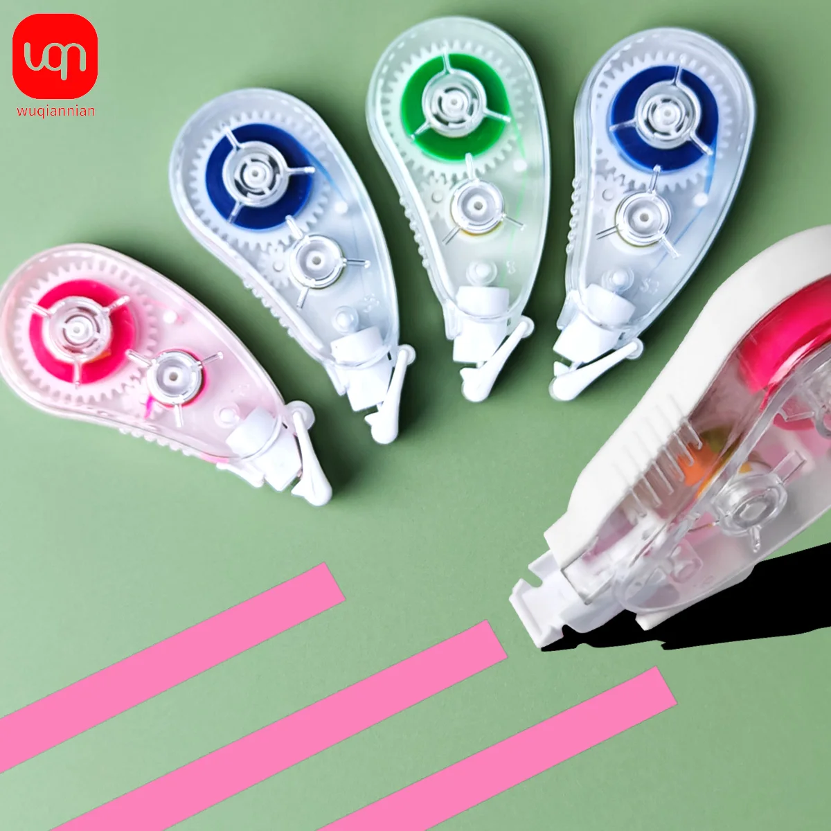 Correction Tape Highlighter Tape Correction Supplies Highlighter Correction Tape Cute Multi Functional Labeling Masking Tape Erasable Marker Silky Correction for School Office