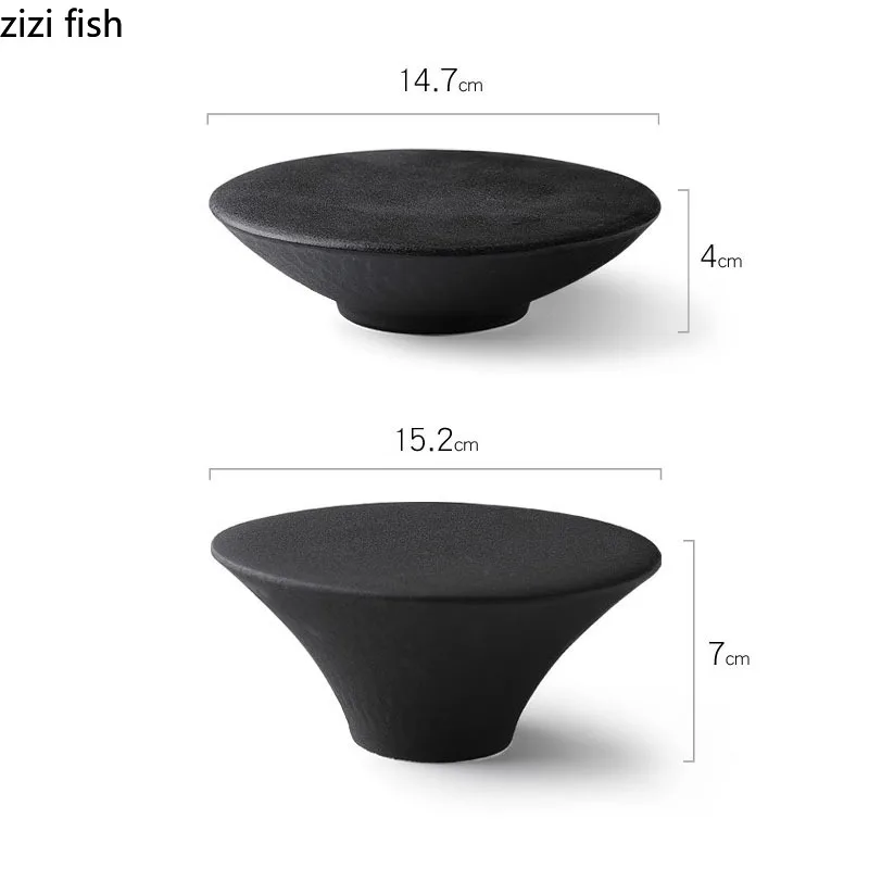 Ceramic Dessert Plates Creative High Foot Ceramic Dessert Plate Restaurant Molecular Cuisine Display Plate Snack Sushi Dish Specialty Tableware