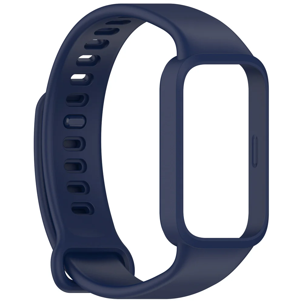 Premium Quality Soft Silicone Watchband - Single Color Integrated Strap for Active Lifestyle Accessories
