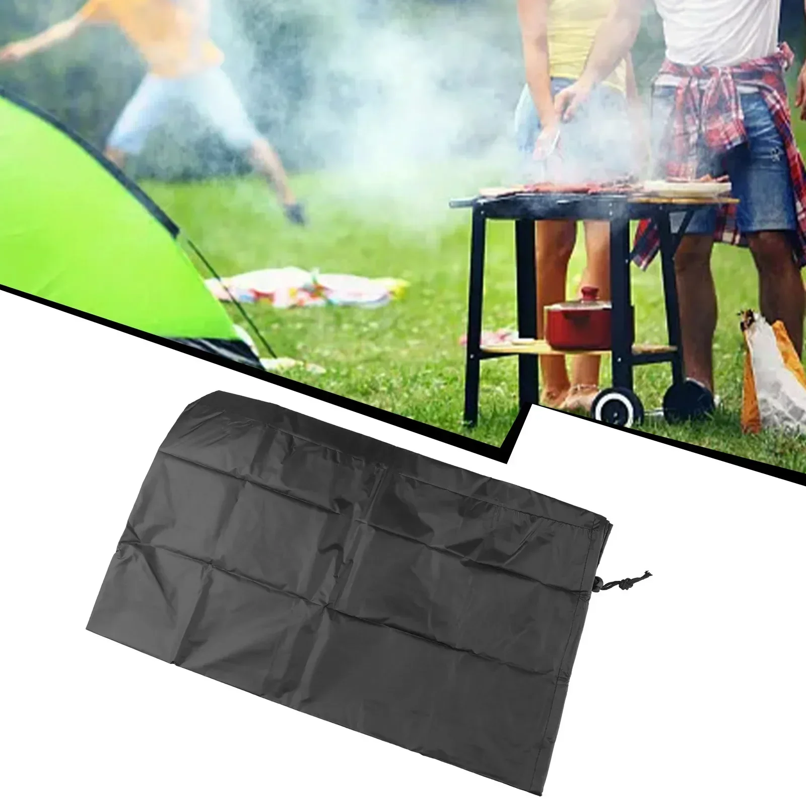 Grill Cover Waterproof Gas Grill Protector For Weber Q100 Q200 Series Gas Grills Gardening Tools Supplies Accessories