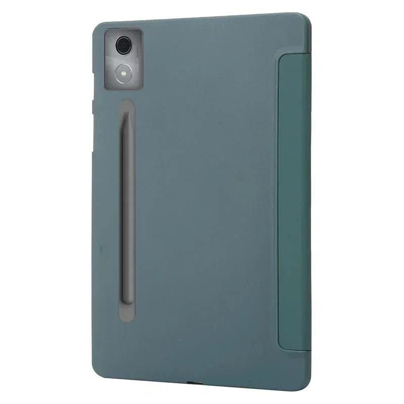 Tablet Case For Lenovo Xiaoxin Pad Pro 12.7" Trifold Magnetic Stand Soft TPU Back Cover TB375FC