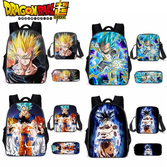 Dragon Ball Z Super Saiyan Goku 17 Laptop Backpack and Lunch Bag