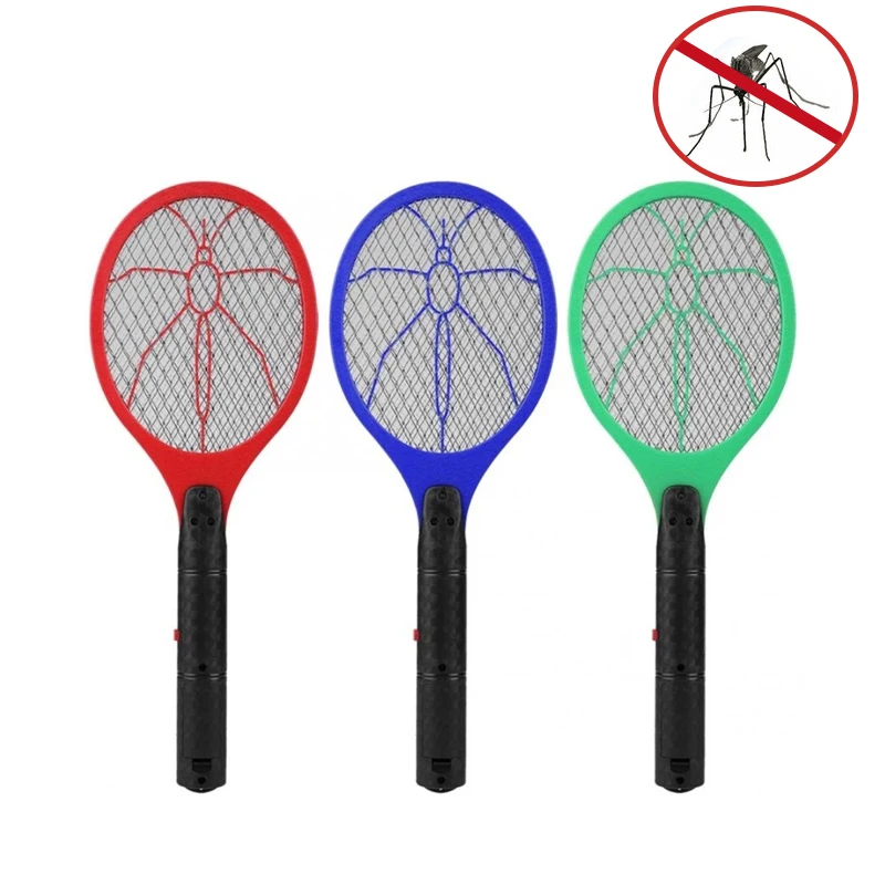 

Electric Fly Insect Bug Zapper Bat Handheld Insect Fly Swatter Racket Portable Mosquitos Killer Pest Control For Bedroom Insects