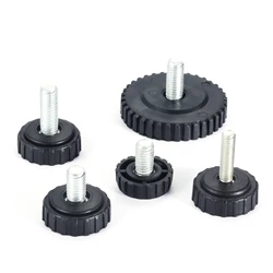 5/10pcs Adjusting Furniture Feet Leveling Pad M6/M8 Screws 24-50mm Dia Bolt Chair Leg Protect Floor Table Sofa Plastic Support