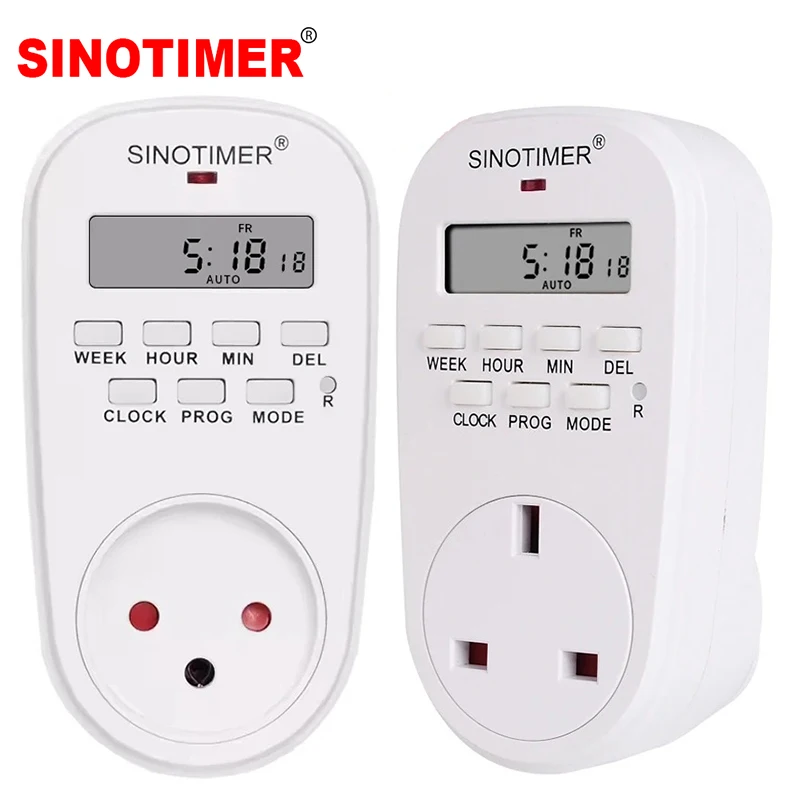 Sinotimer TM518 7-Day Programmable Plug-in Timer Switch
