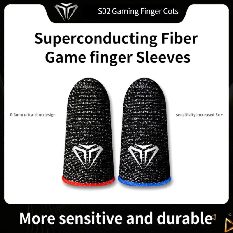 

Finger Sleeve for PUBG Mobile Game Sweatproof Breathable Sensitive Gaming Touch Screen Fingertips Cover Thumb Gloves