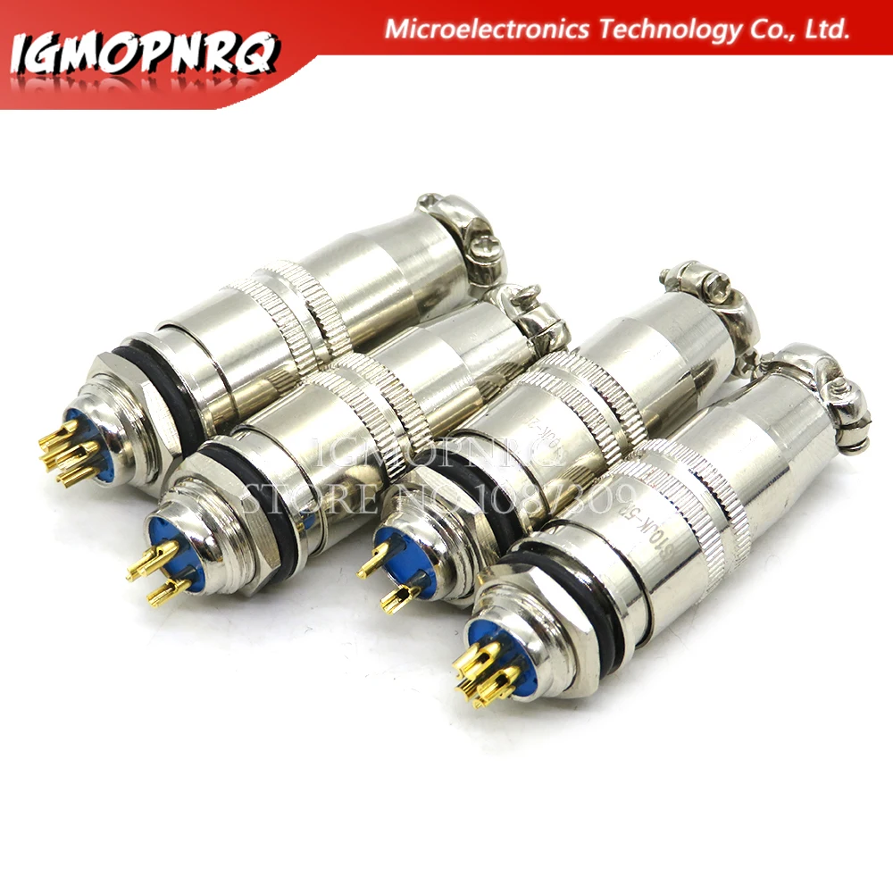 Xs8 Xs9 Xs10 Xs12 Connettore Per Aviazione Connettore Rapido Circolare Push-Pull 2/3/4/5/6Pin 5P Contatto Placcato Oro Spina Maschio E Femmina