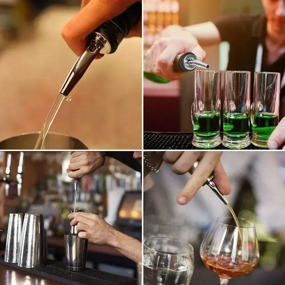 Cocktail Shaker 304 Stainless Steel Stopper for Bottle Wine Pour Bar