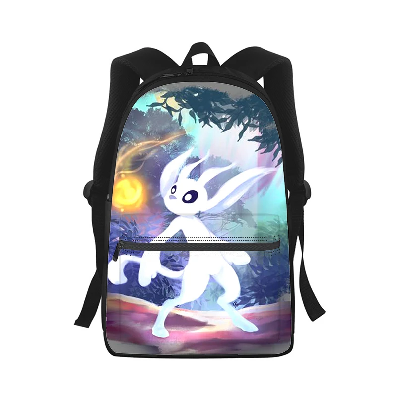 Ori And The Will Of The Wisps Men Women Backpack 3D Print Fashion Student School Bag Laptop Backpack Kids Travel Shoulder Bag