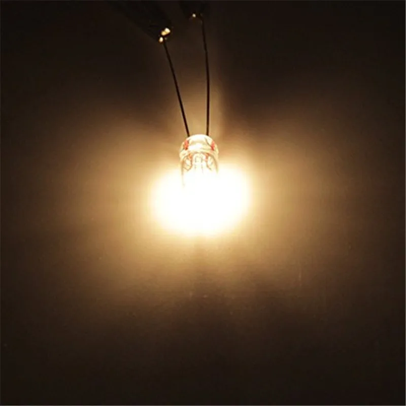 25개/세트 3mm 4mm 5mm 투명 12V 미니 밀/쌀 전구 GM GMC 쉐보레 혼다 토요타 차량용 에어컨 라디오 스위치 버튼 전구
