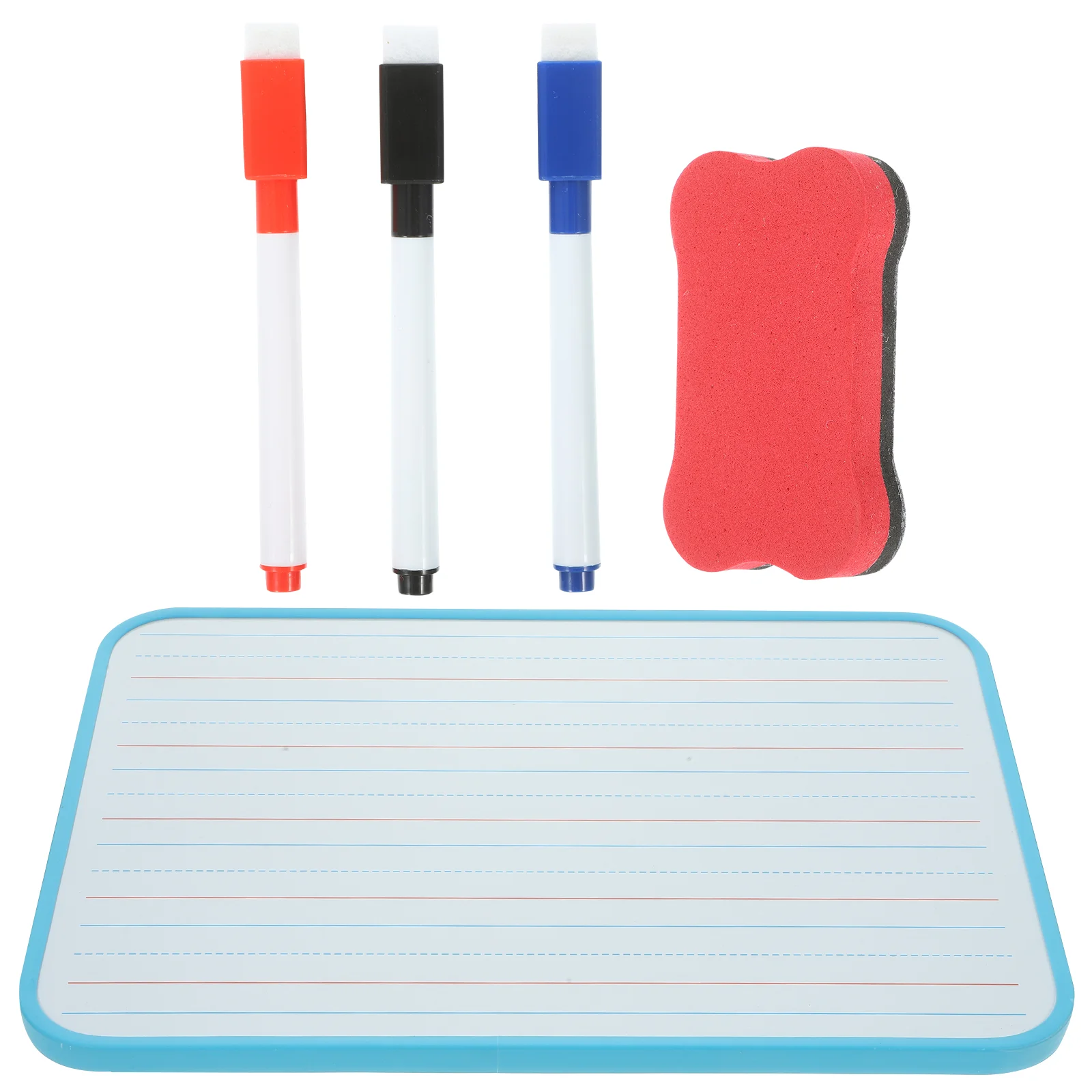 

White Board Pen with Lines Dry Erase Boards for Learning Handheld Small Writing Office Whiteboard
