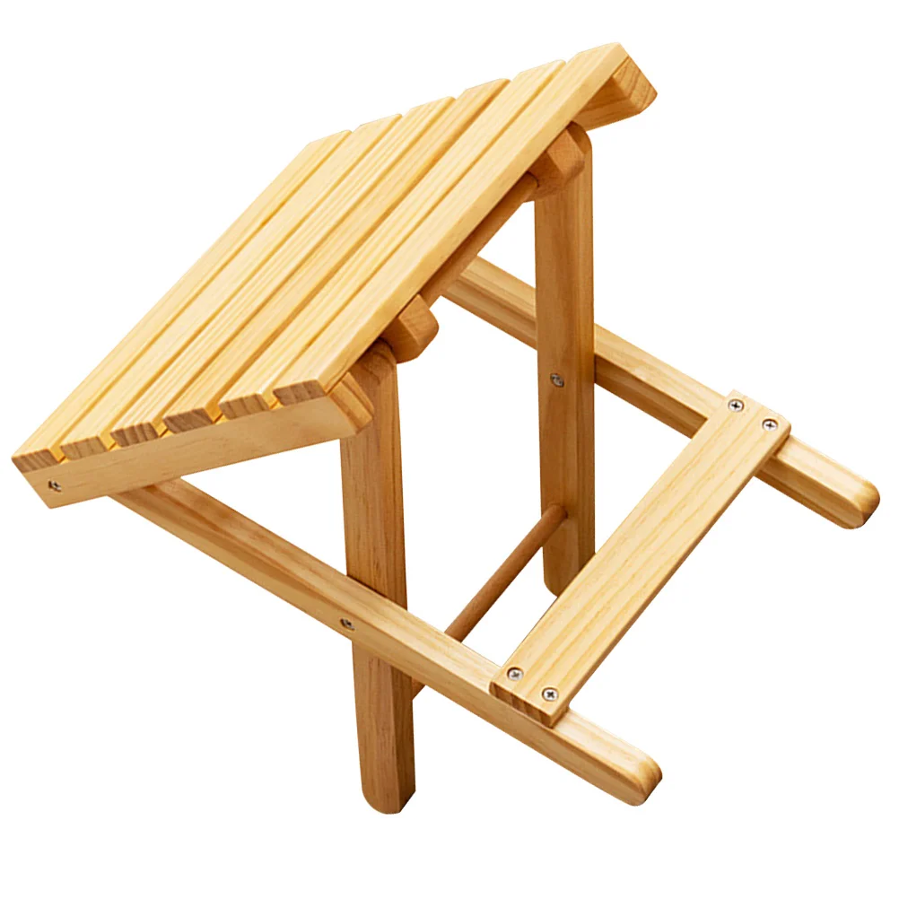 

Wood Small Square Folding Side Table Portable Beach Table Table Stool