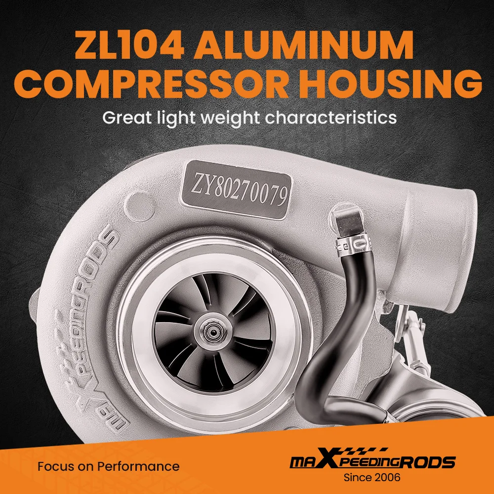 maxpeedingrods GT2871 ターボチャージャー 1.8L-3.0L エンジン用 A/R