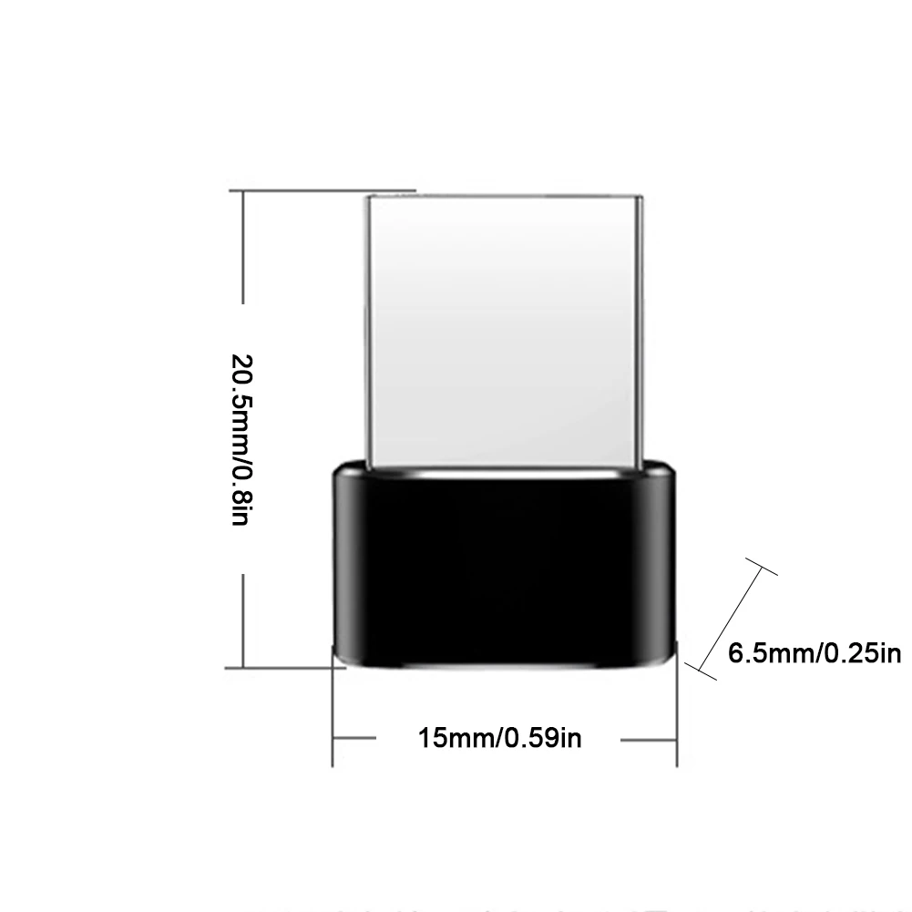 Type-C Female To USB Male Adapter Aluminum Alloy Type C To USB Connector Portable for AirPods Pro/AirPods 1st/2nd/3rd Generation