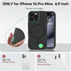 Soft Wireless Charge Microfiber Magnetic Case for iPhone 16 15 14 13 12 11 Pro Max Plus Lens Protector Compatible Colorful Cover 3