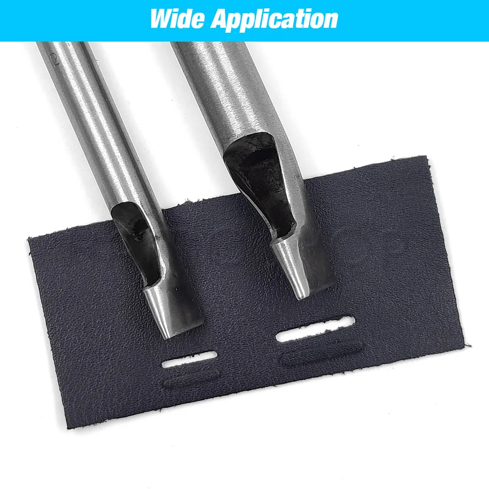 Leather Oval Shape Hole Punch Tool - Steel Craft DIY Punch
