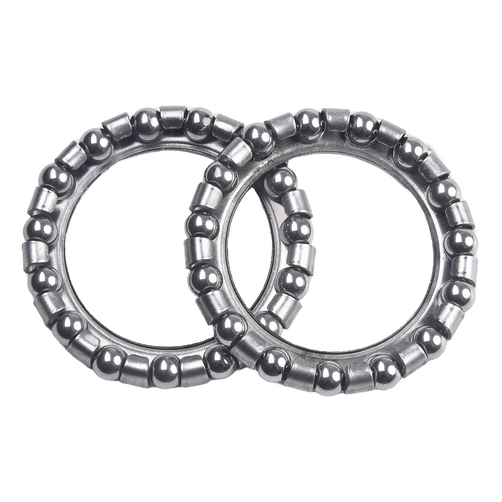 Durable Silver Steel Steering Bearings - Easy to Use Inner and Outer Design