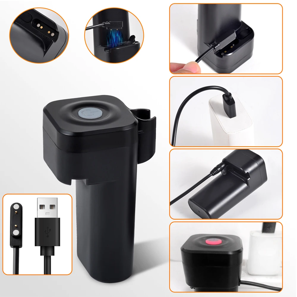 Rechargeable Solar Camping Shower Kit 5