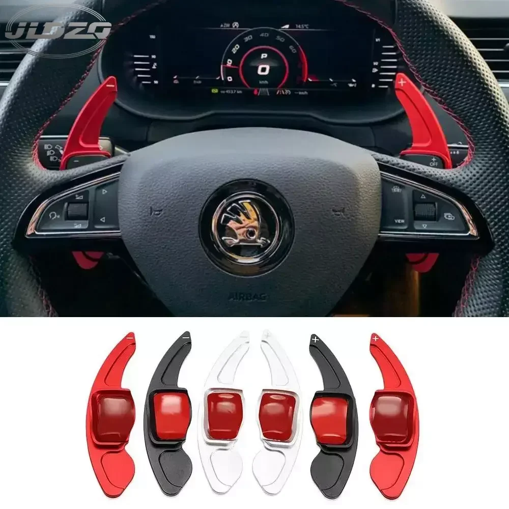 

Aluminum alloy steering wheel DSG paddle shifters for Skoda Octavia Rs 2018 Paddle Gearbox Car Accessories Covers