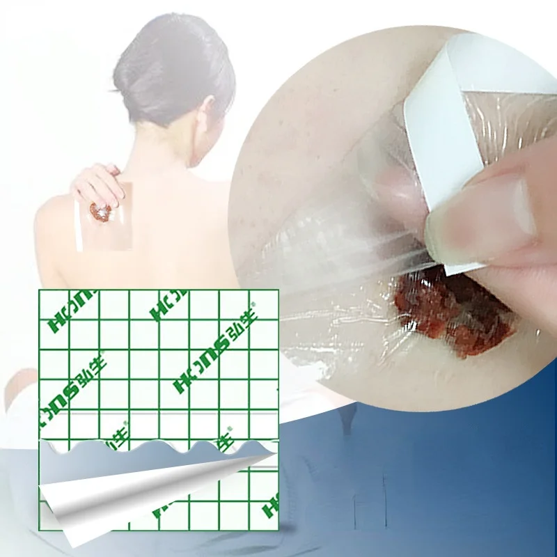 100pcs/lot Curved PU Healing Patches Adhesive Plaster Breathable Waterproof Bandage First Aid Bathing Wound Strips Dressing Tape 2