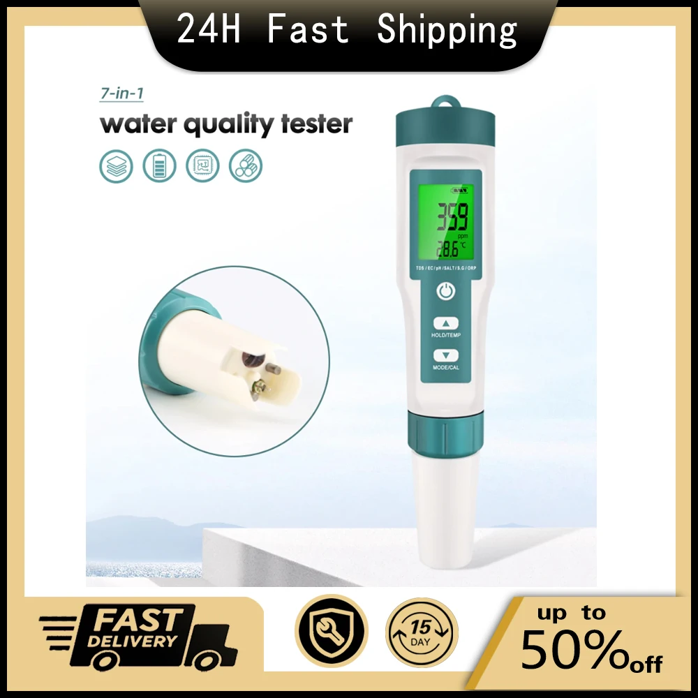7-In-1-Digital-Water-Quality-Tester-PH-TDS-EC-Salinity-ORP-S-G ...
