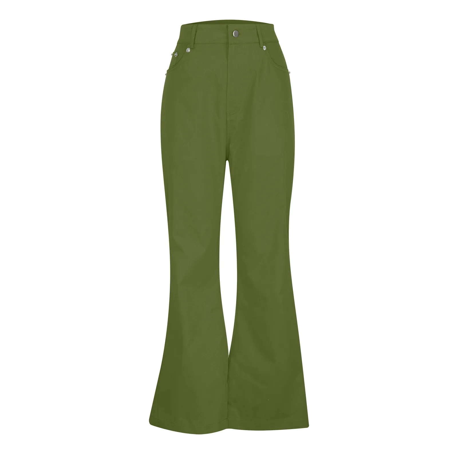 Male Flare Pants Autumn New Fashion Casual Solid Color Pocket Suit Pant Bell Bottoms Casual Stretch Vintage Trousers Men